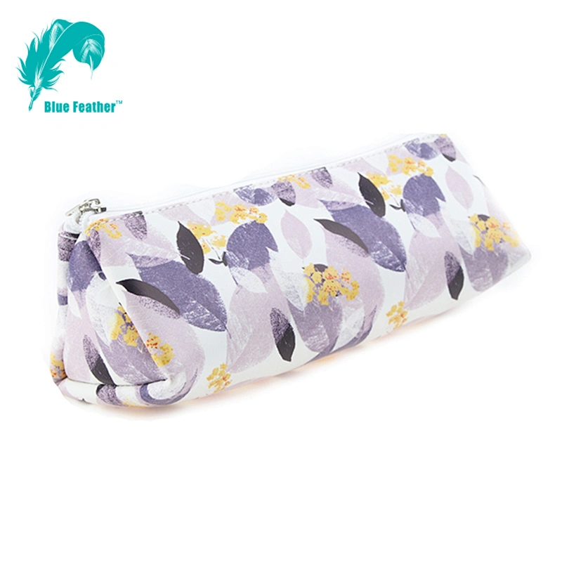 Cosmetic Bag Zipper Bag Digital Printing Pu Leather Toilet Bag