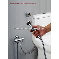 Brass Material Zinc Alloy Handle Toilet Faucet Bidet Spray Shower Head