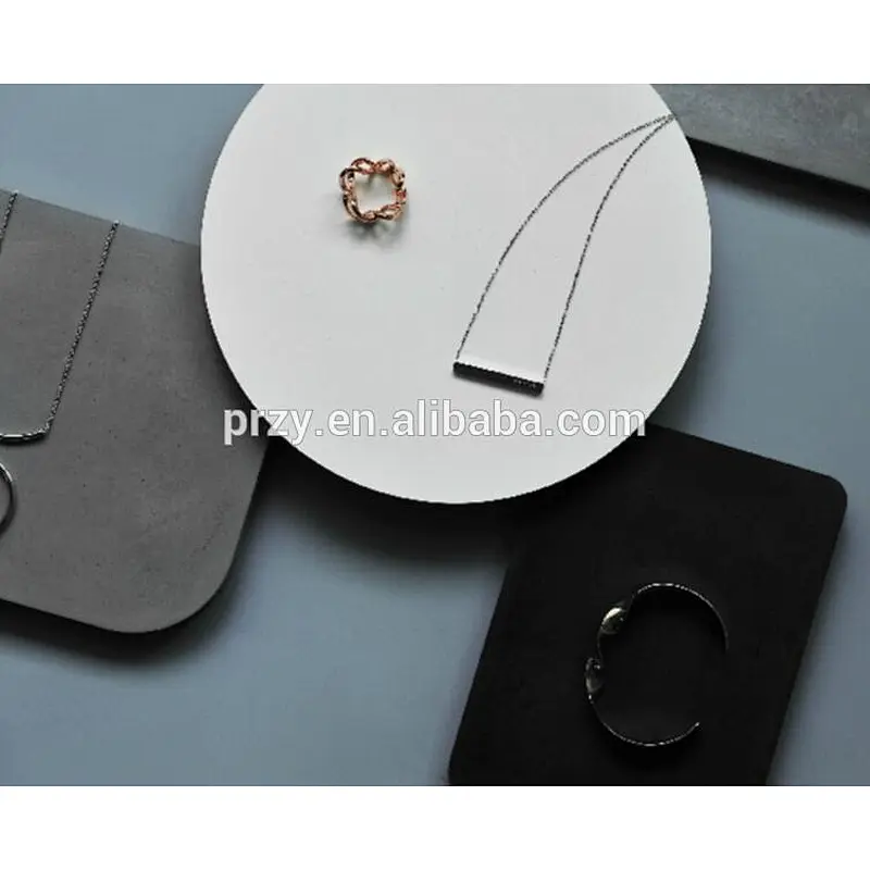 PRZY 2018 new Cement decorative tray silicone mold jewelry display tray silicone molds for concrete