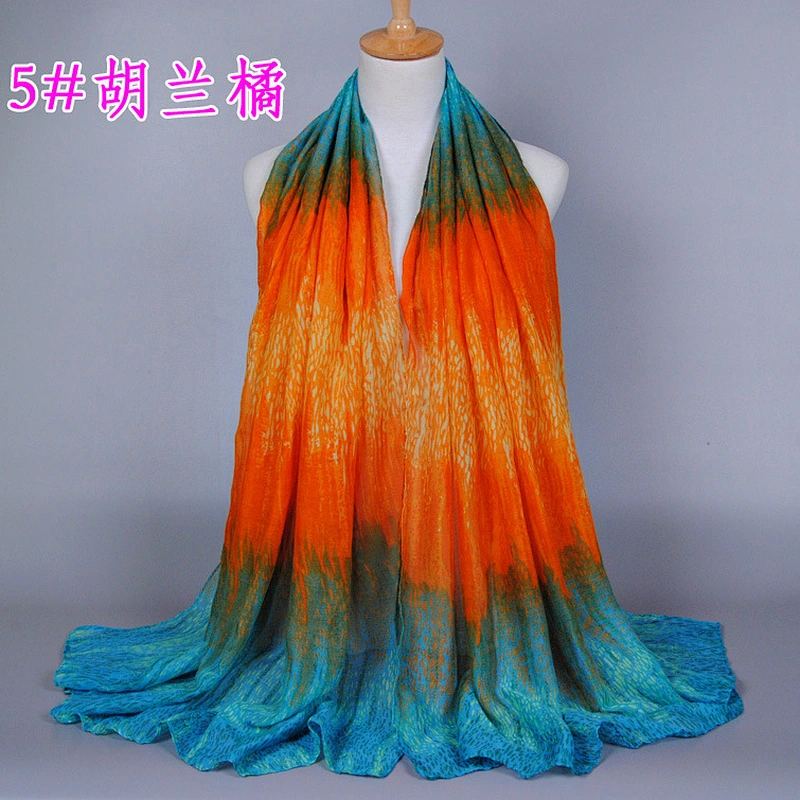 Custom woven scarf muslim hijab hat silk scarf digital print