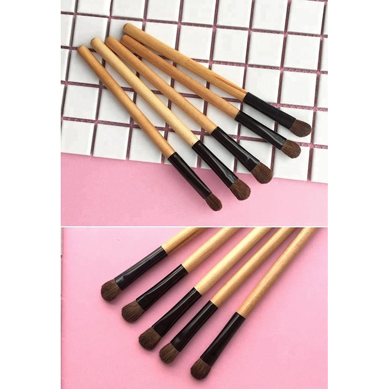 Wholesale 2pcs custom logo makeup brush eyebrow eyeshadow makeup brush for makeup