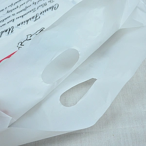 High quality pe shopping bag packaging bags with handle