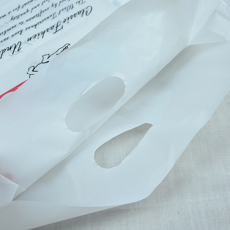 High quality pe shopping bag packaging bags with handle