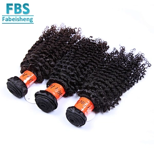 2018 FBS hot selling 100% human hair waving deep curly wholesale