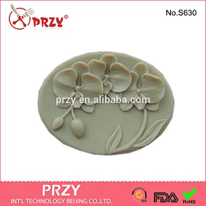 S630 PRZY Decorative silicone artificial flower soap molds