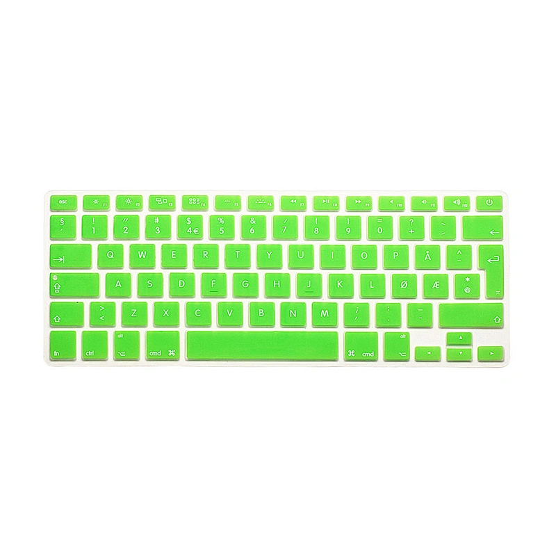 Custom keyboard protector laptop skin Colored Norwegian Keyboard Skin Protector For MacBook Retina 12