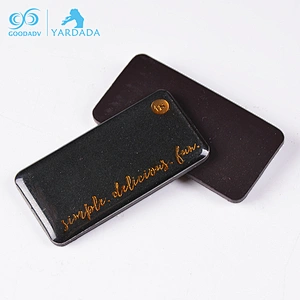 Standard size black fridge magnets,eco-friendly custom epoxy fridge magnet