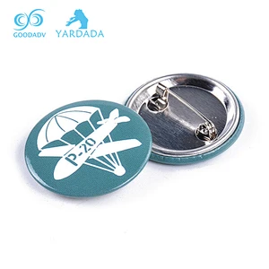 China wholesale Advertising logo button badges 58mm button badges pin