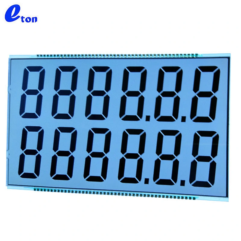 12 Digits Custom Small Fuel Dispenser Lcd Display