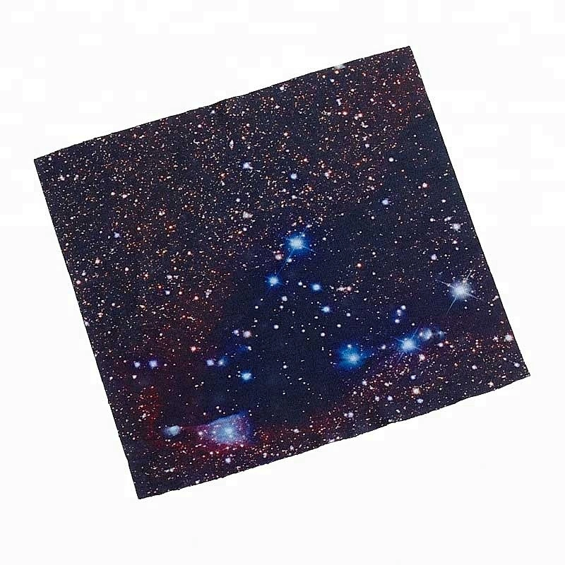 Factory Stars & Night CMYK Printed Microfiber Cleaning Cloth for Glasses/Eyeglasses/Sunglasses