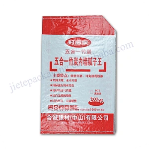 Construction use bopp laminated 20kg pp woven cement for building bag