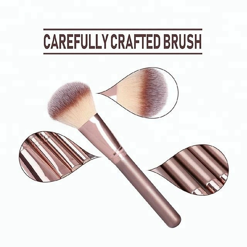 Private Label 10pcs Makeup Brush Set With Makeup Sponge Brush Cleaning Pad