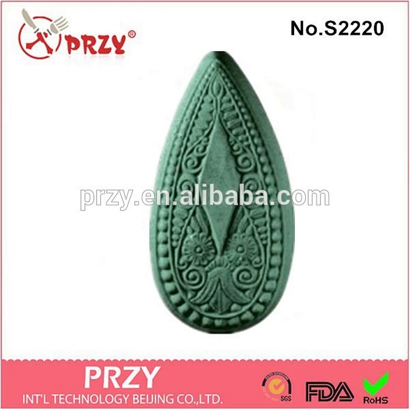 DIY handmade Victorian Teardrop silicone soap molds for soap making