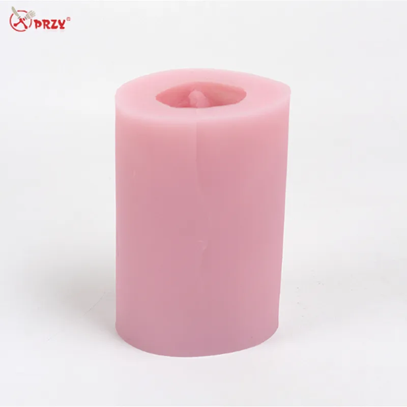 PRZY 3D Santa Candle Silicone Mold Christmas DIY Handmade Soap Molds Crafts Clay Christmas Resin Decorating Tool