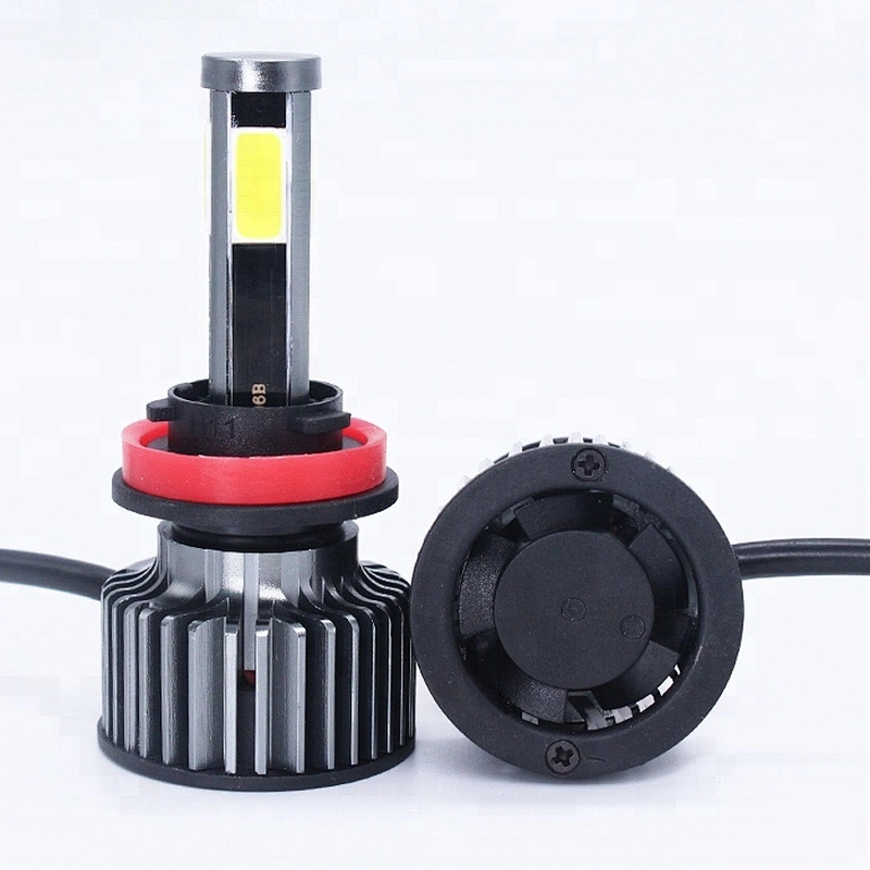 12V car led headlight 4 side H8 H9 H11 LED Light Bulbs