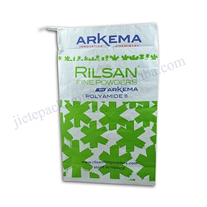 Customized square bottom moisture proof multilayer white cement industrial bag