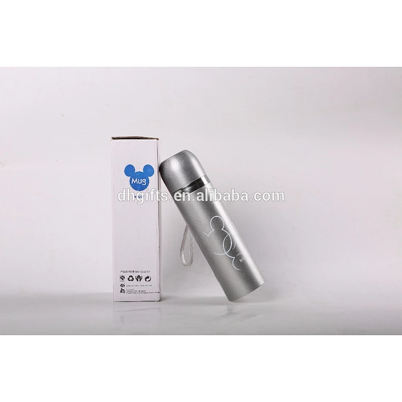 Fashion Style 500 ml 304 Stainless Steel Vacuum Mug with Bullet Vacuum Water Bottle for Sport and Travel