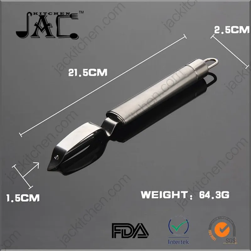 2017 Newest Gadgets Flexible Stainless Steel Vegetable Knife Peeler