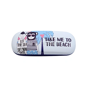 Matte Pu Animal Printing Eyeglasses Case for Children