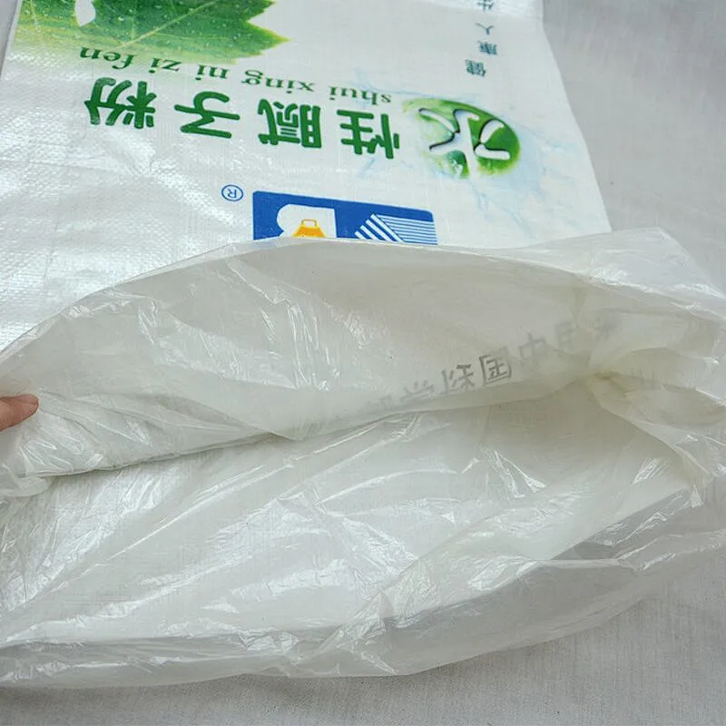 Custom colour printing 35kg woven bag liner bag for putty powder packaging
