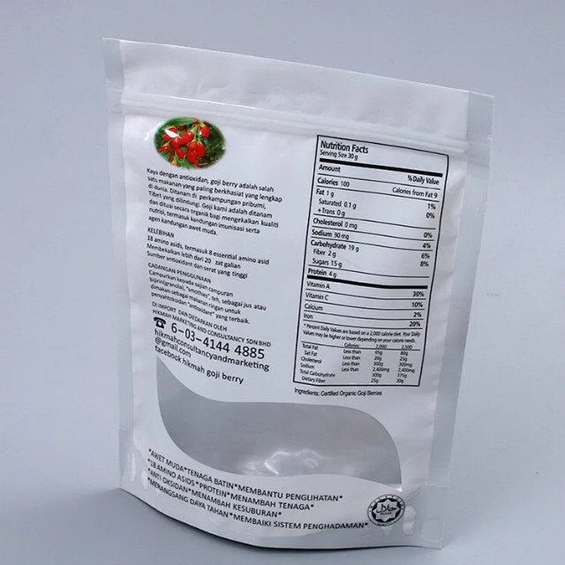 Customized plastic vacuum packaging bag