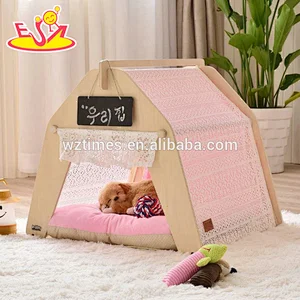 2018 Wholesale pup tent toys wooden puppy toys for sale W06F074