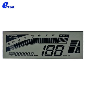 Custom digit segment lcd display transparent lcd module