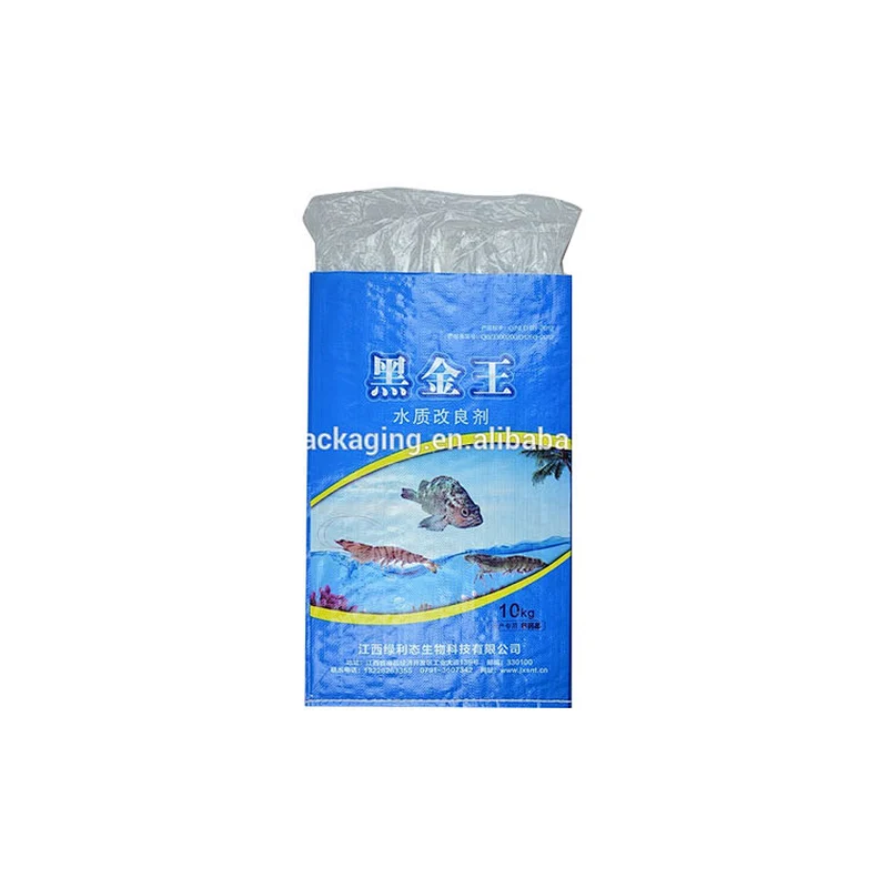 New type plastic PP woven bag for packing chemical powder 10kg with inner liner