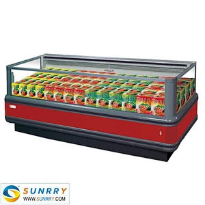 New design supermarket display refrigerator and freezer showcase (SUNRRY SY-SIS2500)