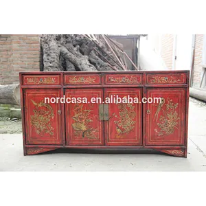 chinese antique reproduction furniture/ hand painted cabinet