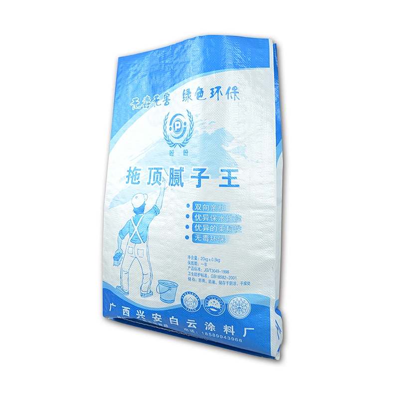 Construction use 20kg valve pp cement woven bags