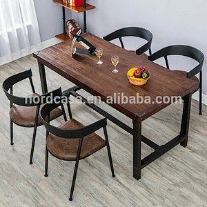American country style Industrial coffee table, hotel lobby wooden coffee table, reclaimed wood furniture
