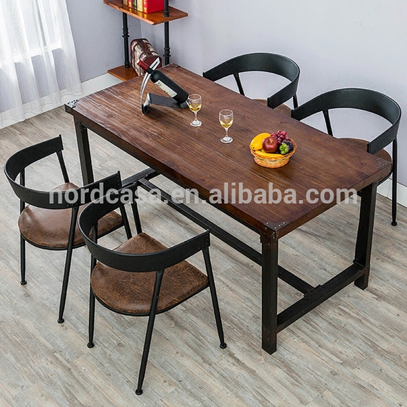 American country style Industrial coffee table, hotel lobby wooden coffee table, reclaimed wood furniture