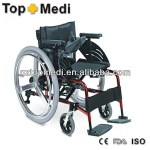 Aluminum Foldable Deluxe Powder Coated Power Wheelchair / Electric Wheelchair / Scooters China