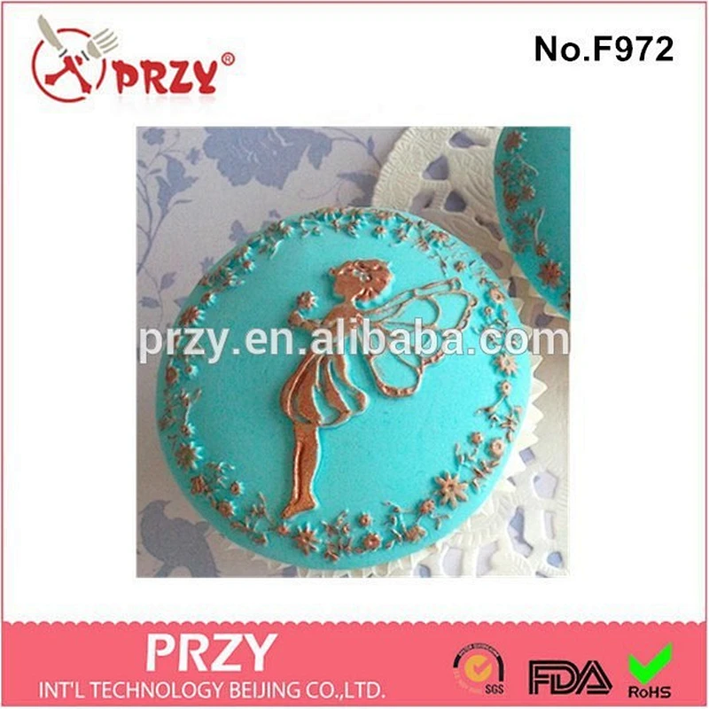 cake decorating angel girl fondant silicone mold silicone cake mold cake tools