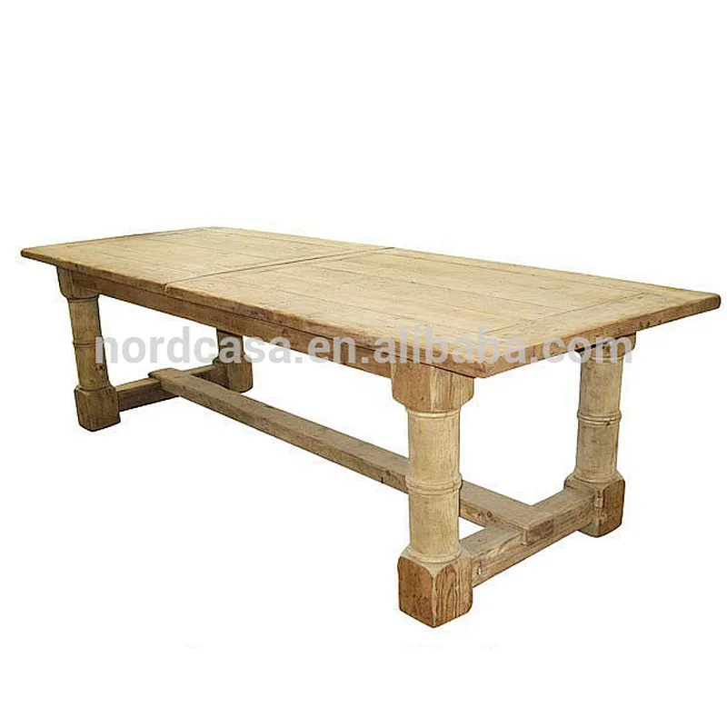 Antique Rustic style solid wood dining table