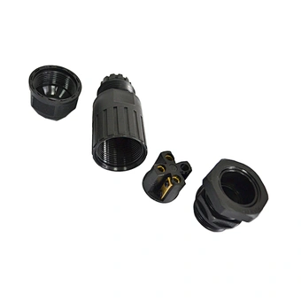 M25 2pin 3pin led lighting outdoor cable waterproof connector ip68