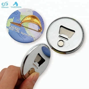 Customized design custom round wine opener with 58mm or 70mm size