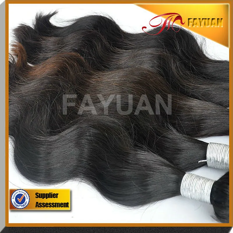 Indian temple hair extensions human weave Virgin Hair