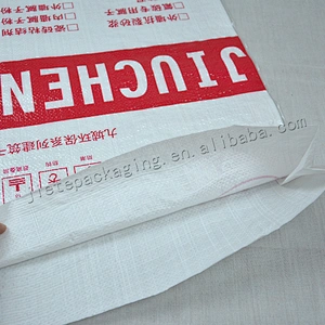 Moisture proof 20kg pp woven packaging bags for cement, wall putty powder,tile adhesive,mortar