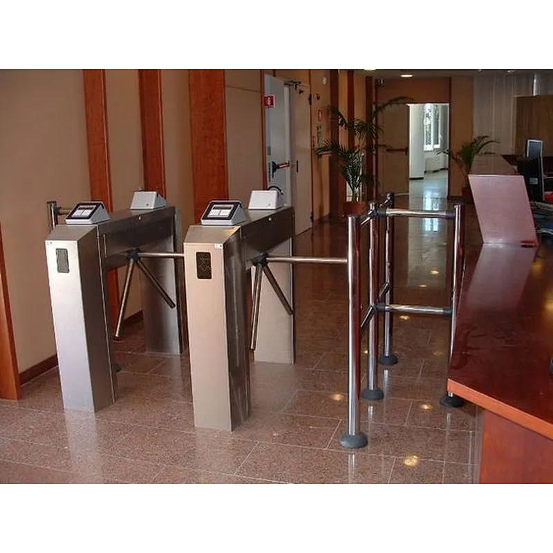 Factory Direct Security System Waist Height Flap Turnstile From China