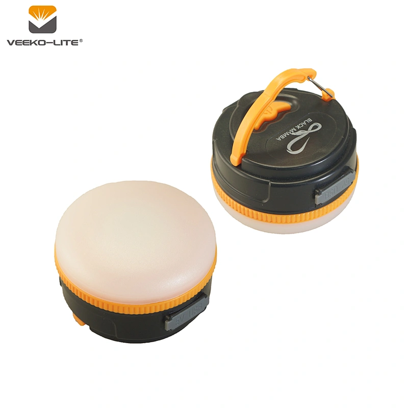USB INPUT & OUTPUT 3.7V 1800MAh LI-ION RECHARGEABLE BATTERY HANGABLE CAMPING LANTERN