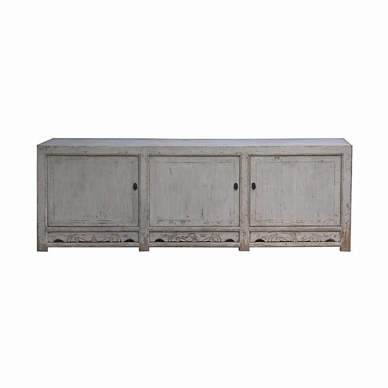 recycle pine wood antique chinese sideboard