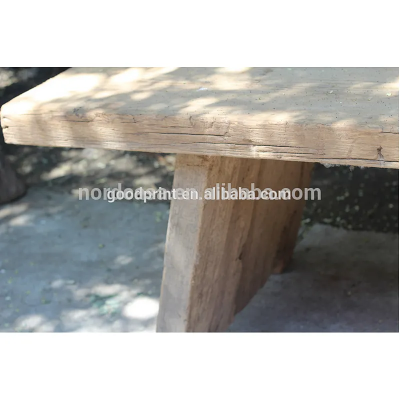 Dining Room Furniture Rustic Wood Square Top Recycled Furniture Dining Table