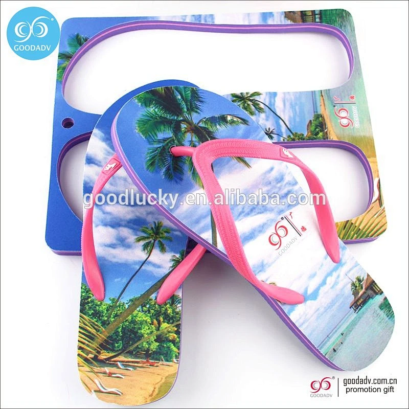 Summer beach slippers promotional products soft sole plastic flip flops