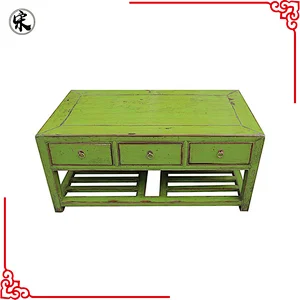chinese lacquer handmade wood coffee table furniture