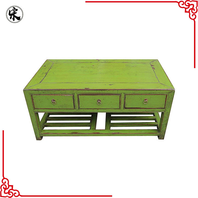 chinese lacquer handmade wood coffee table furniture