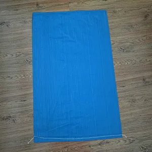 Custom blue woven bag liner is used for activated carbon packaging