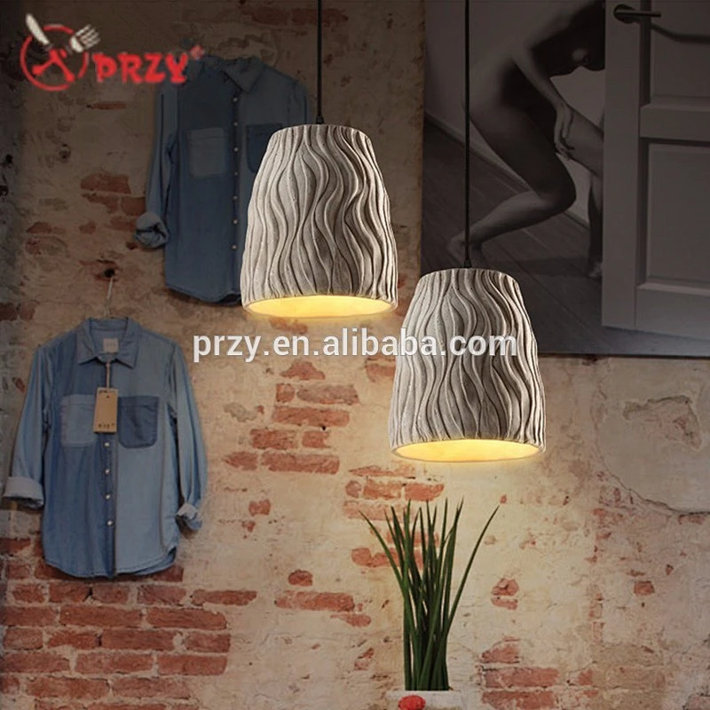 PRZY 2018 new creative Cement Art chandeliers silicone molds simple Cement Lampshade silicone Moulds