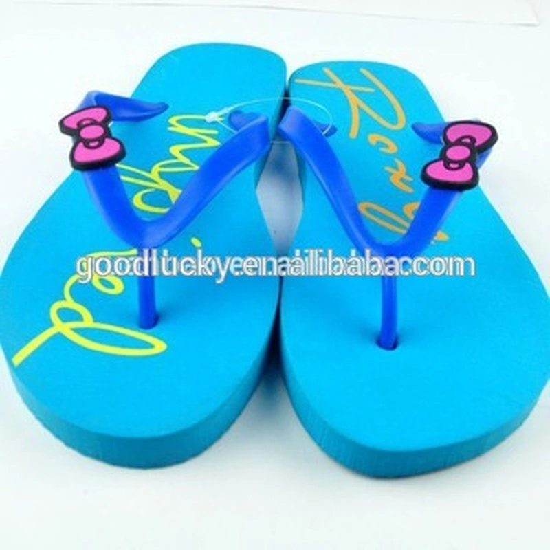 2016 Guangdong factory summer lovely cartoon fashion flip flops